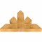 Ekena Millwork Saratoga Rough Sawn Timber Gable Bracket, Western Red Cedar, 36"W x 24"H x 4"D x 6"F, 16/12 Pitch GBW036X24X0406SAR00RWR - alternate 5